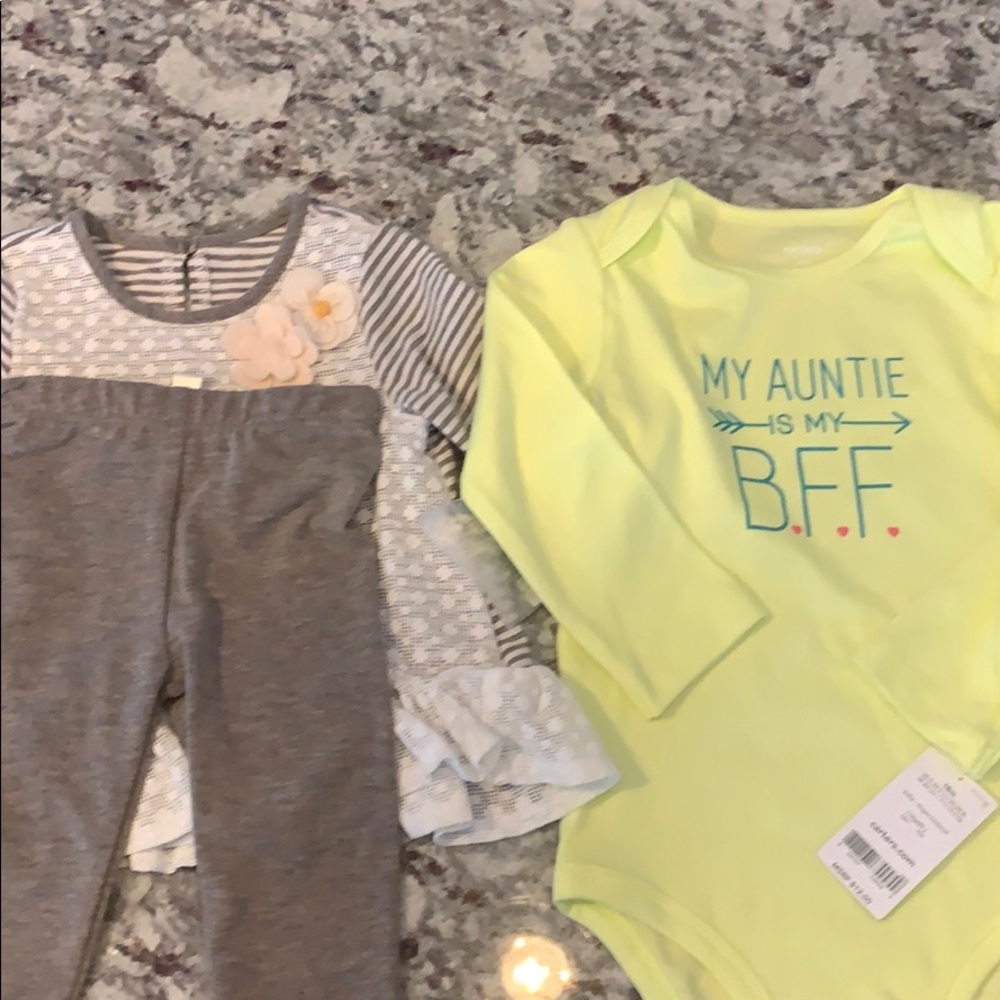 Long sleeve onesie and outfit